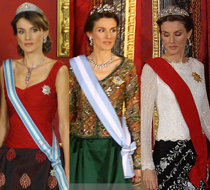 西班牙王室3顶王冠：莱蒂齐亚自信耀眼，却不及公主婆婆温婉高贵 - 5