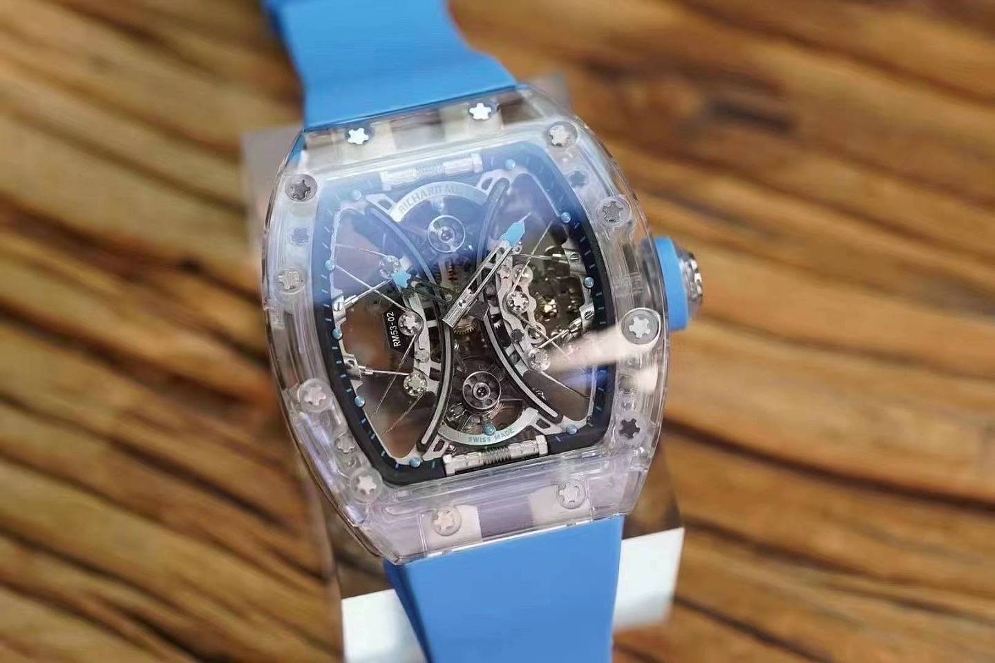 朗哲钟艺：理查德RM53-02蓝水晶腕表，价值千万的马球限量款 - 5