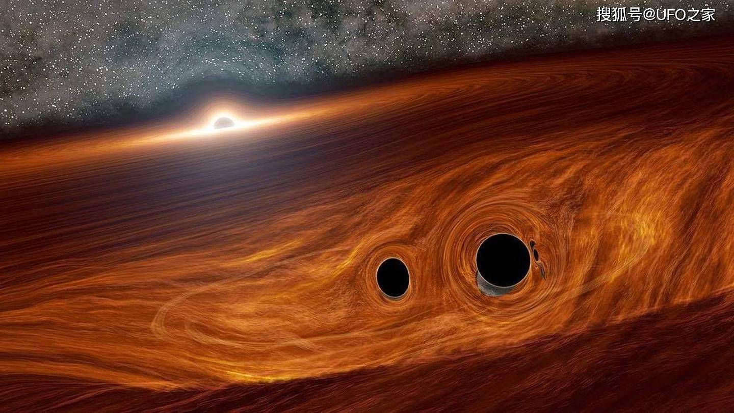 90亿光年，两颗超大质量黑洞正在靠近，将于一万年内相撞？ - 2