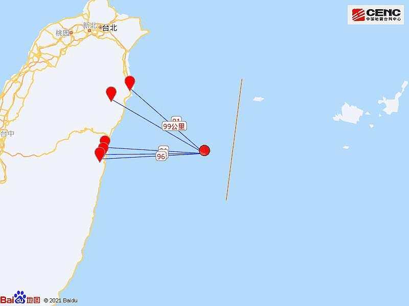 台湾花莲县海域发生 6.2 级地震，福建多地有震感 - 3