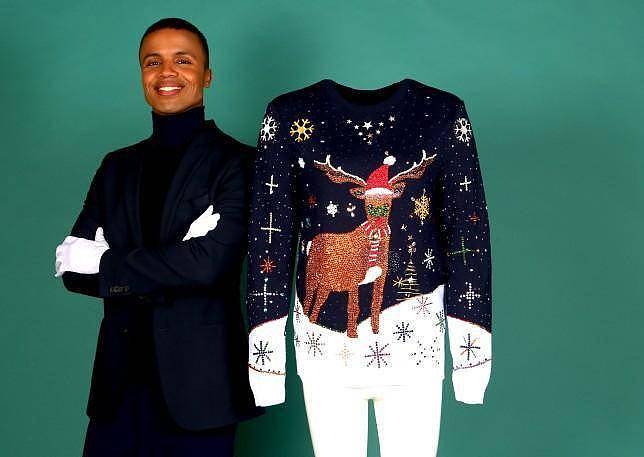 艺术家制成世界上最昂贵的圣诞套衫 售价3万英镑 - 1