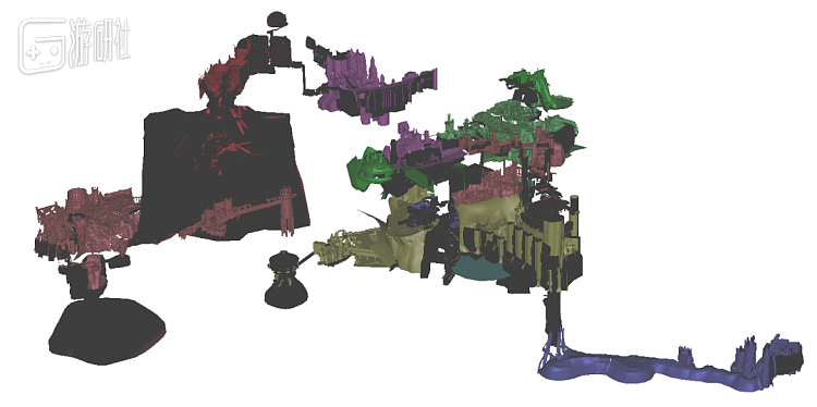 《黑暗之魂》3D地图模型