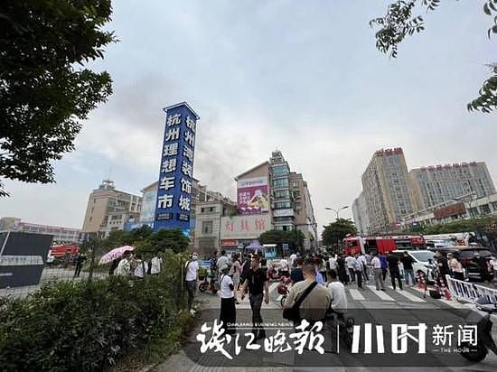 杭州市场火灾 5 人烧伤，2 人为避险从楼上跳下 - 5