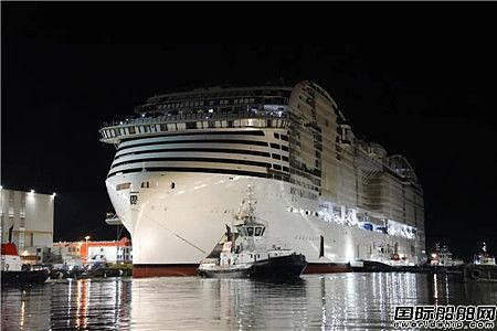 法国大西洋造船厂为地中海邮轮建造两艘LNG动力豪华邮轮迎来建造里程碑 - 1