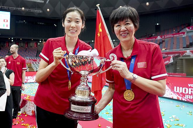 2019年，郎平带领中国女排拿下世界杯冠军。