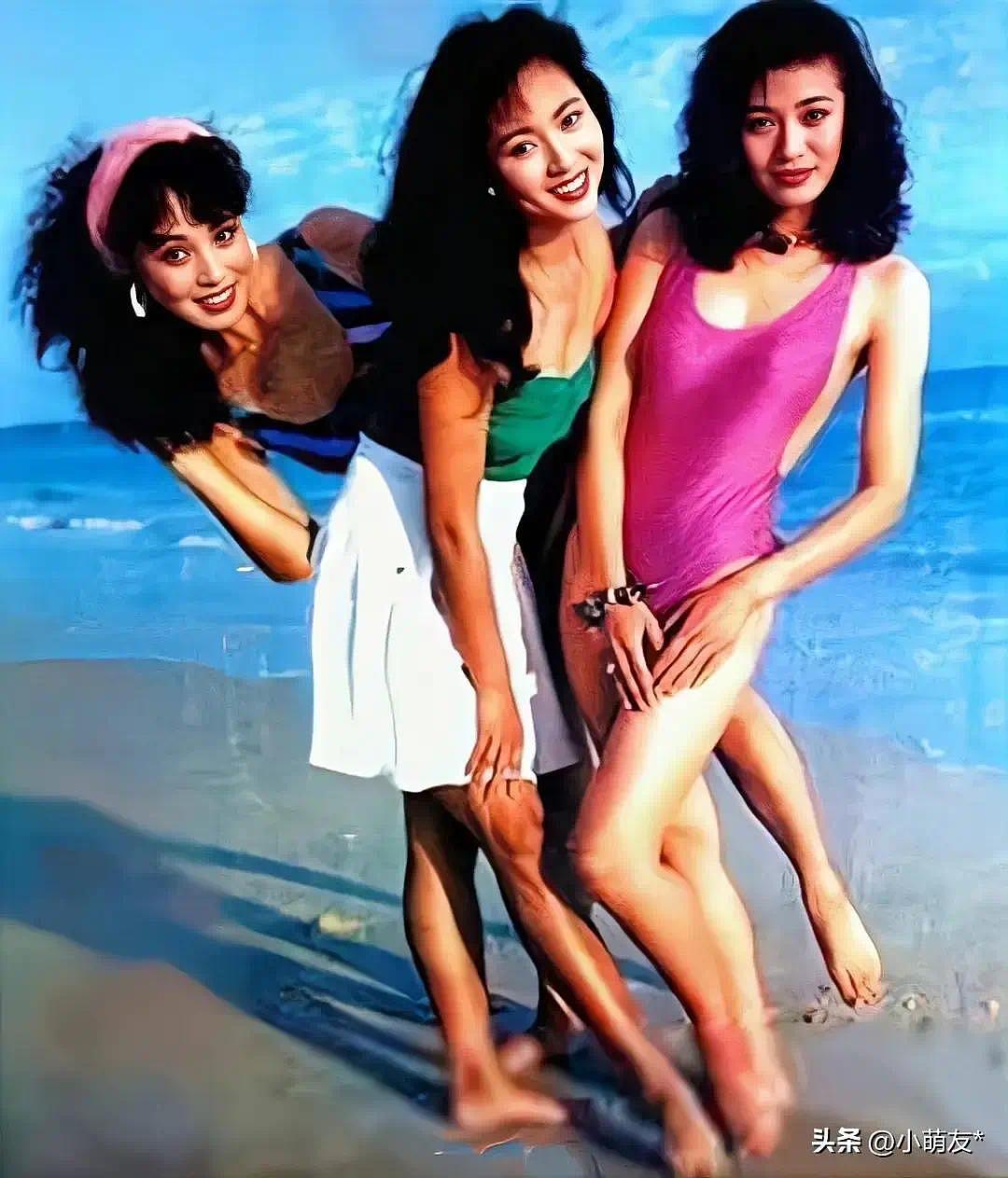 90年代内地女星泳装照，一个比一个的时尚，一个比一个的大胆 - 15