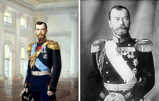 盘点历史上15位皇室成员的肖像，与他们的真实照片对比 - 2