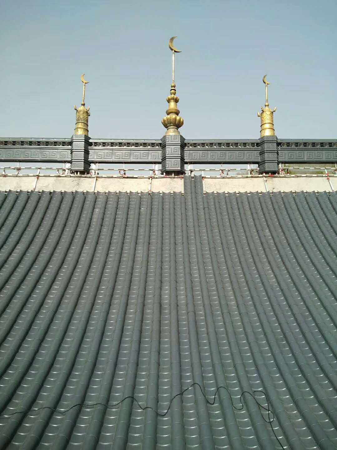 清真寺对新中式仿古铝瓦的认可 - 2