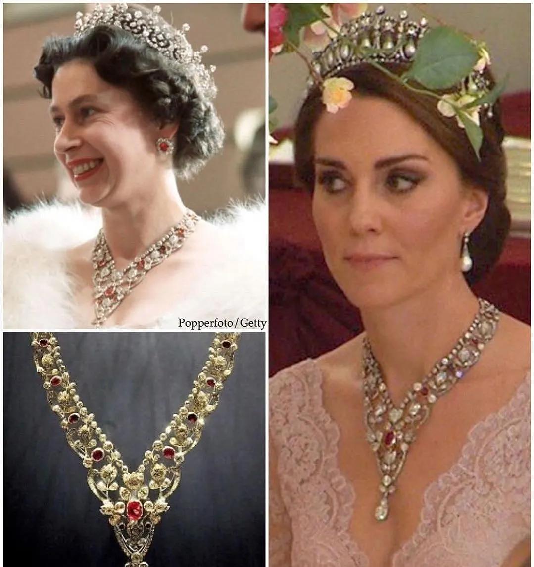 即将四十不惑的剑桥公爵夫人：这些年到底解锁了多少件皇家珠宝？ - 8