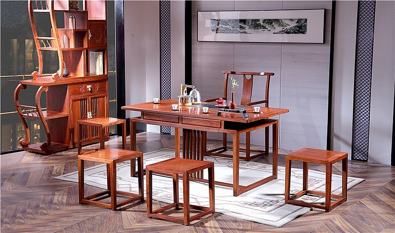国庆红木大折扣-精品红木家具。沙发，书柜，办公桌等全套家具 - 5