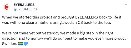 EYEBALLERS：致力于让瑞典CS重回巅峰 - 1