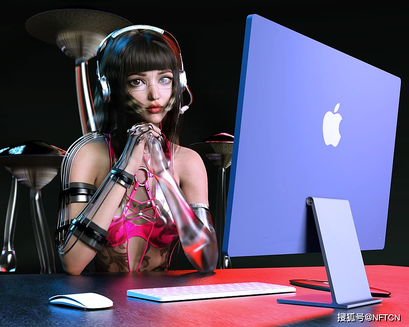 NFT中国：香港网红设计师Ruby Gloom用M1 iMac打造虚拟潮流偶像 - 1