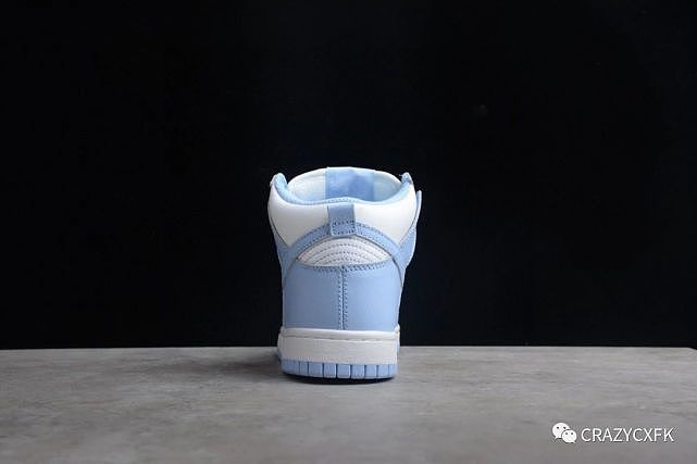 耐克 Nike Dunk High Aluminum 高帮北卡蓝白板鞋 - 7
