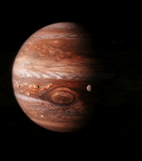 朱诺号木星探测器，拍到木星云层暗影，是木卫三的影子？ - 2