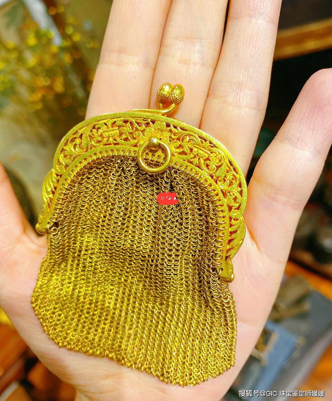黄金零钱包是贵族淑女的袖珍浪漫，古董珠宝的珍稀工艺，令人惊叹 - 6