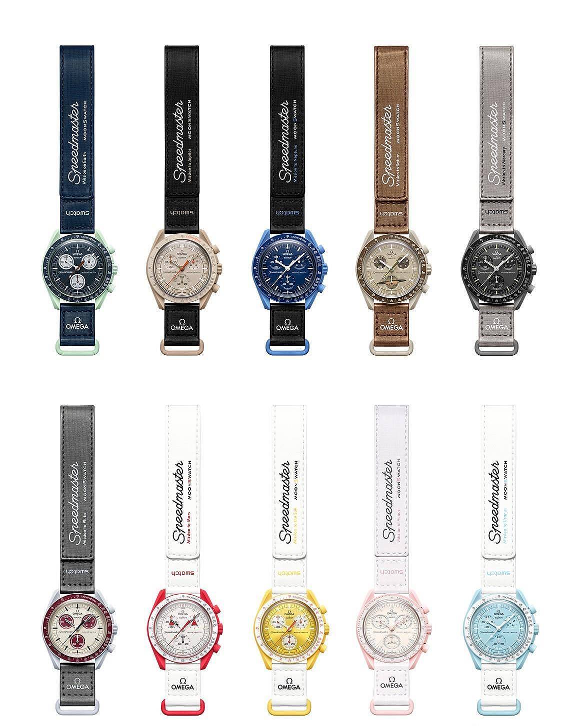 OMEGA 与 SWATCH 首次联名打造 11 款系列腕表 - 3