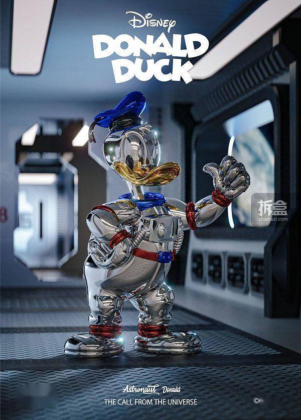 MGLTOYS 太空纪念款 迪士尼DONALD DUCK唐老鸭 限量版雕像 - 9