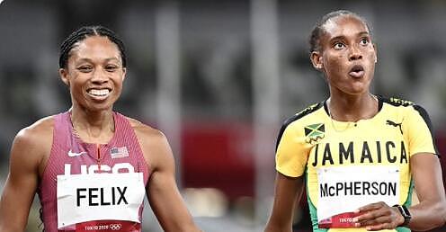女400米半决赛36岁六冠王进决赛 牙买加选手第一 - 1