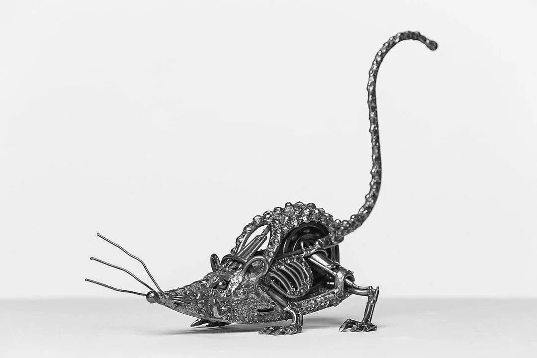 Denis Kulikov 和他的炫酷机甲风动物雕塑 - 22