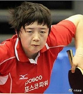 ▲韓國桌球選手田志希整形前後對比。（圖／翻攝自微博）