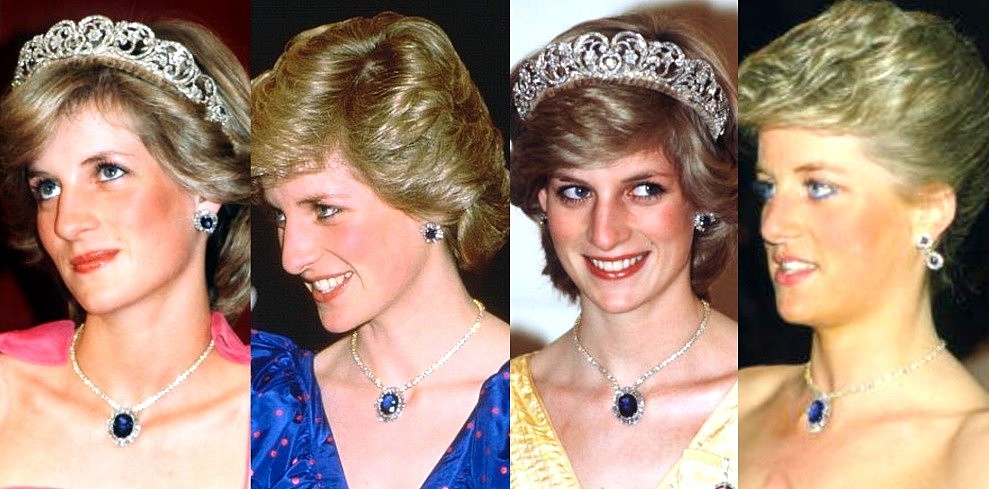 土豪的沙特王室：送戴安娜蓝宝石5件套，送卡米拉两套红宝石项链 - 6