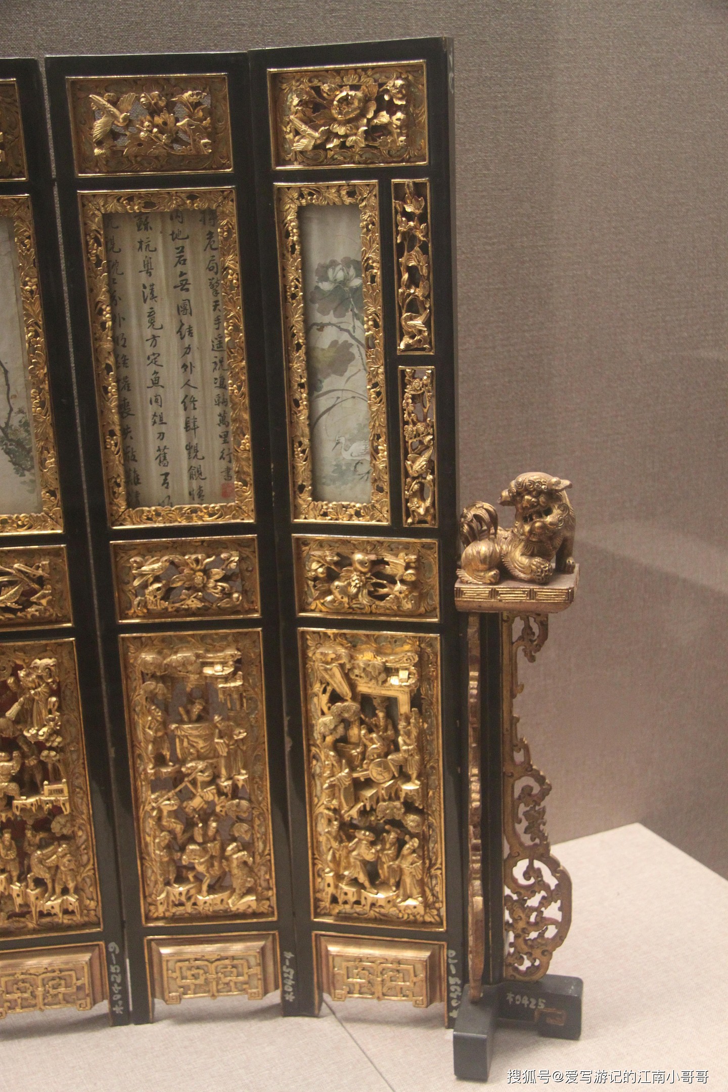 在广博潮州木雕展馆，欣赏木雕制作精湛的工艺技法和丰富的题材 - 15