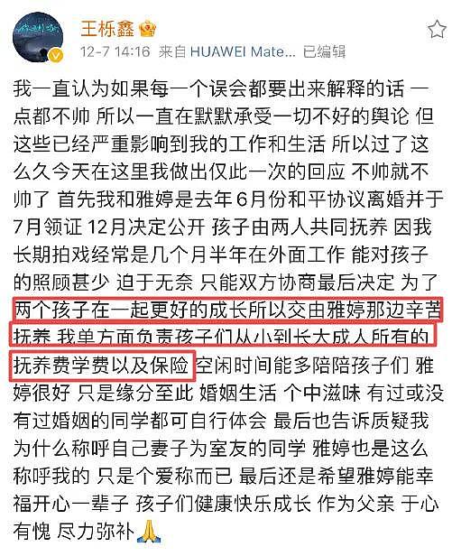 王栎鑫前妻否认拿 7 位数抚养费，称自己完全能养活孩子 - 3