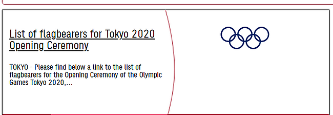 东京奥运会开幕式 中国奥运代表团第110位进场 - 1