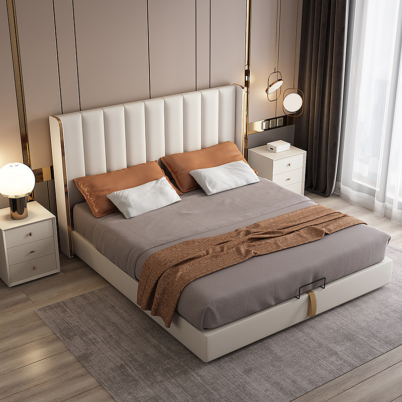 新式“轻奢床”一出，双人床落伍了，美观简洁，晒给大家看看 - 1
