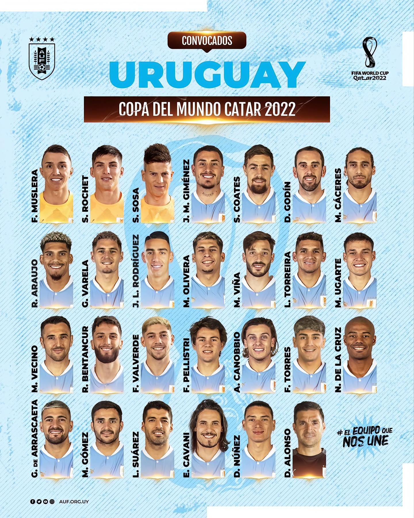 世界杯32强巡礼之乌拉圭：老炮们的最后一舞，新生代勇挑大梁 - 14