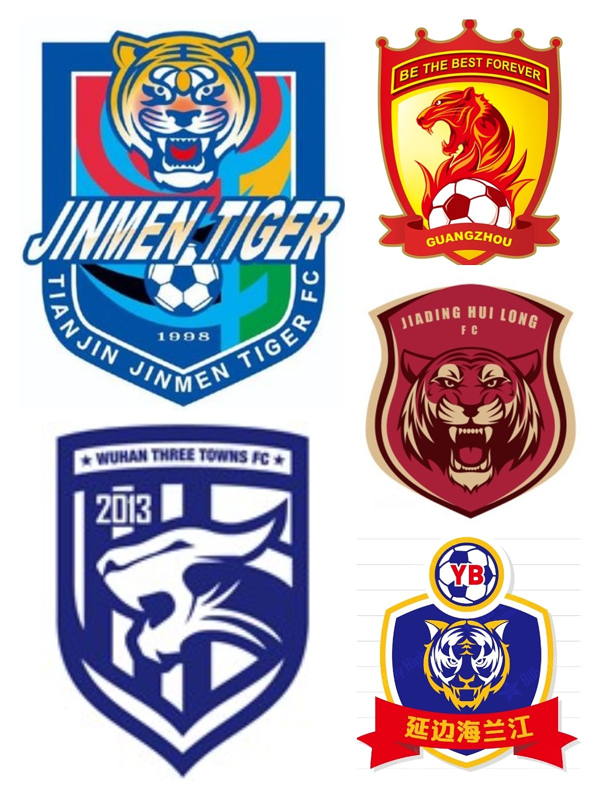 中国足坛的队徽队名，好像一个巨大的动物园 - 5