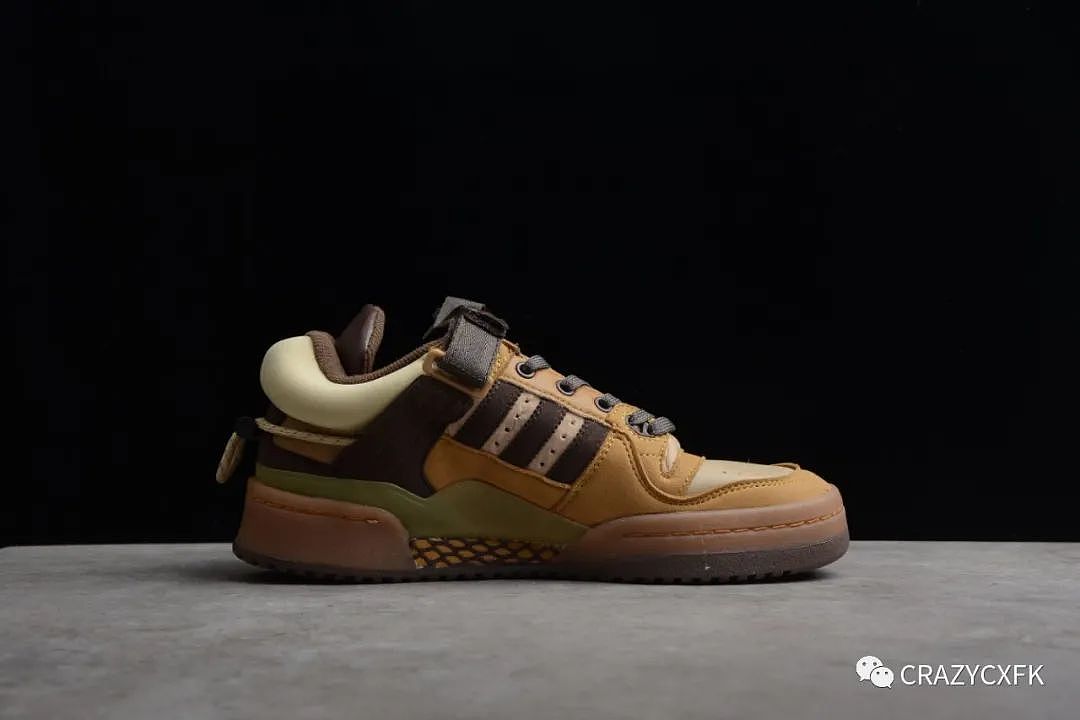 Bad Bunny x Adidas Forum Buckle The First Cafe 小麦棕运动鞋 - 3