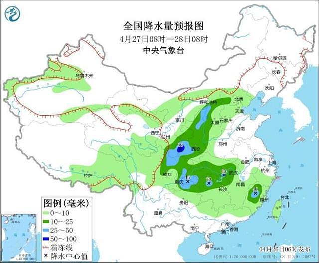 江西湖南等地仍有较强降雨 冷空气继续影响我国东部地区 - 4