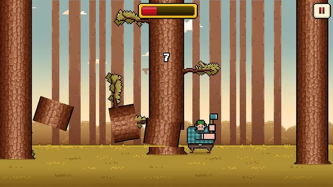 《疯狂伐木工》，一个8年前流行于手机上的游戏