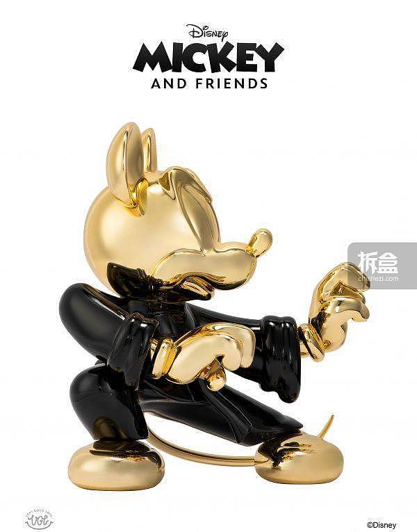 VG TOYS 功夫米奇 MICKEY 经典款 黑金潮流艺术手办 - 3