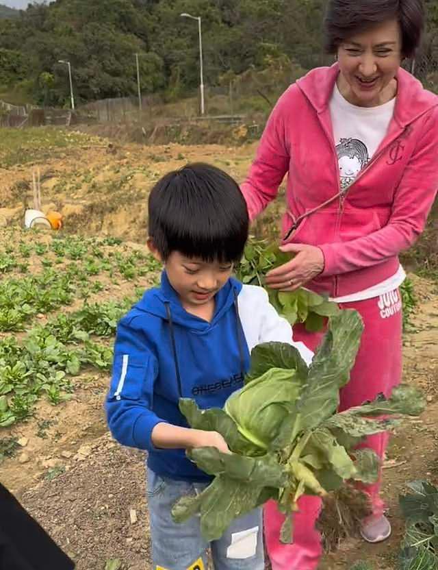 洪金宝状态回春，紧抱俩孙子拍照面色红润 - 8