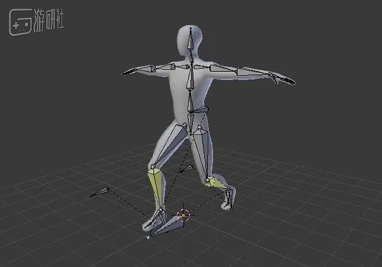 初学者花上一两小时的学习和试错，也能在Blender等软件中做出简单的3D人体骨骼