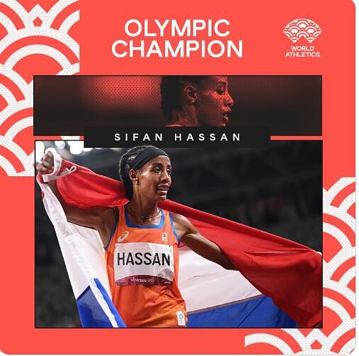女子一万米荷兰选手哈桑夺冠 本届奥运获两金一铜 - 1