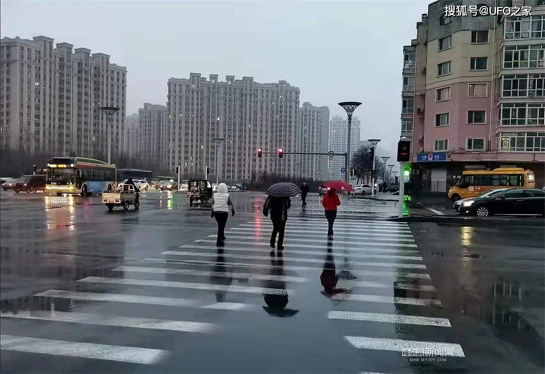 哈尔滨12月下雨，网友：活30年头次见！今冬到底是冷冬还是暖冬？ - 3