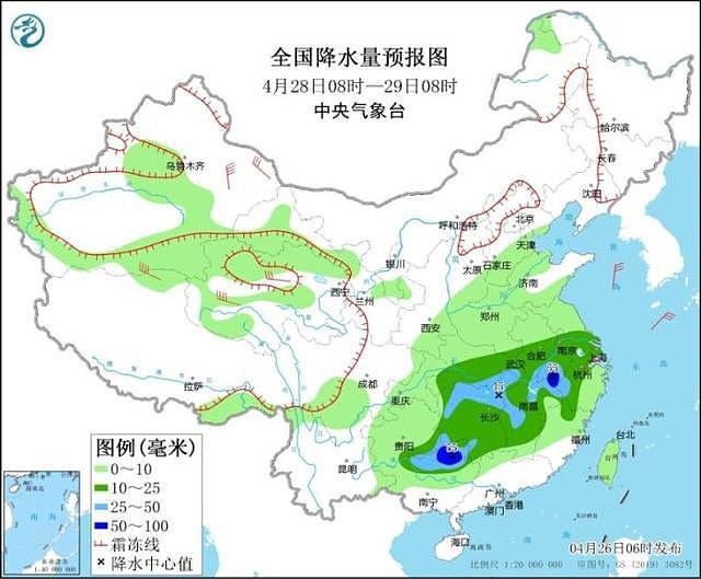 江西湖南等地仍有较强降雨 冷空气继续影响我国东部地区 - 5
