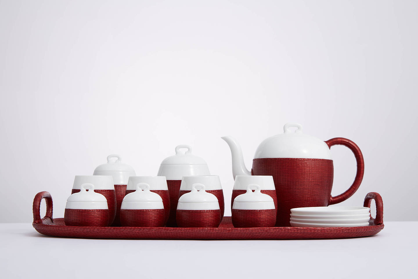 “红”运萦绕 气场全开 SHANG XIA上下推出全新桥系列茶具红色限量款 - 1