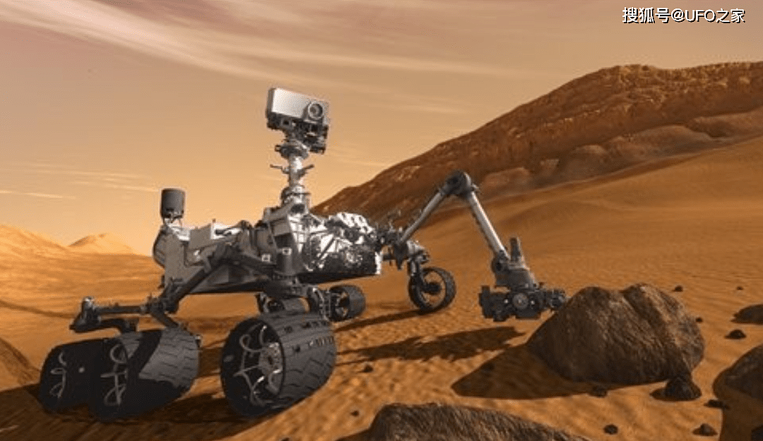 好奇号在火星盖尔火山口内移动，拍到多张异物照片，究竟是什么？ - 2