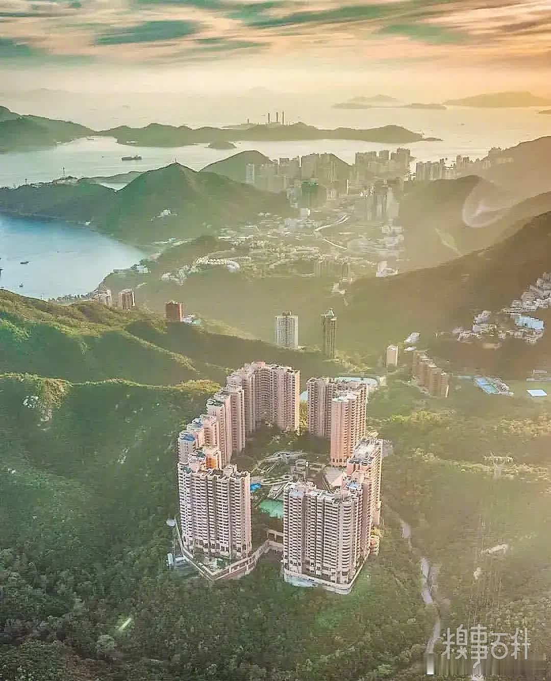 香港的山顶豪宅。是你