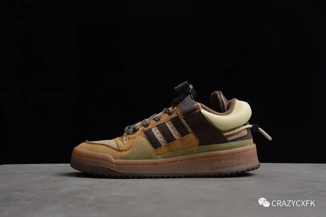 Bad Bunny x Adidas Forum Buckle The First Cafe 小麦棕运动鞋 - 1