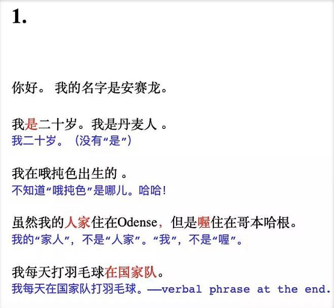 安赛龙真实汉语水平：成语信手拈来，接近通过最高级考试，能给林丹当翻译