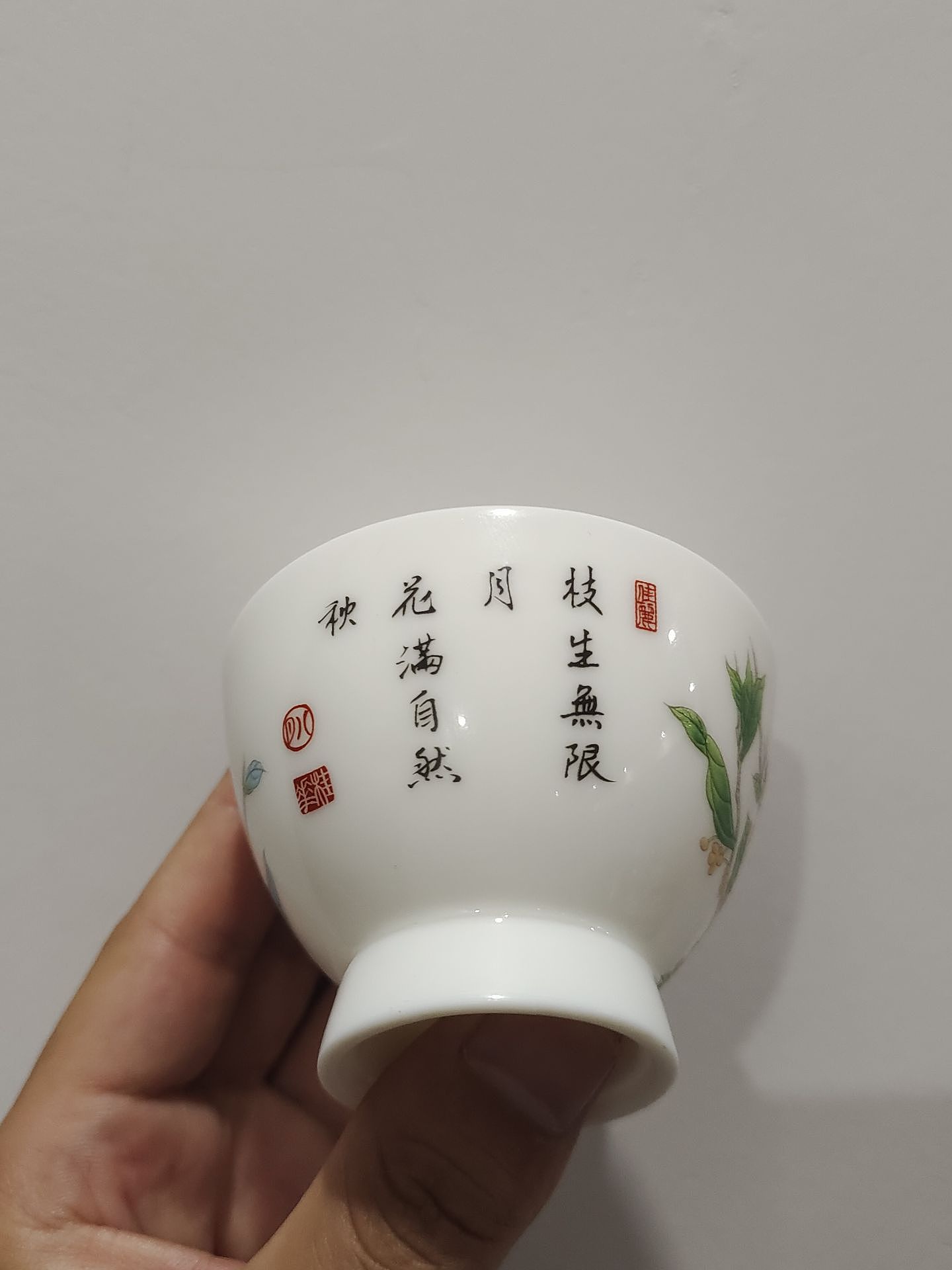 印象新十二花神陶瓷杯：富有花神‘绿珠’之美的桂花茶杯 - 6