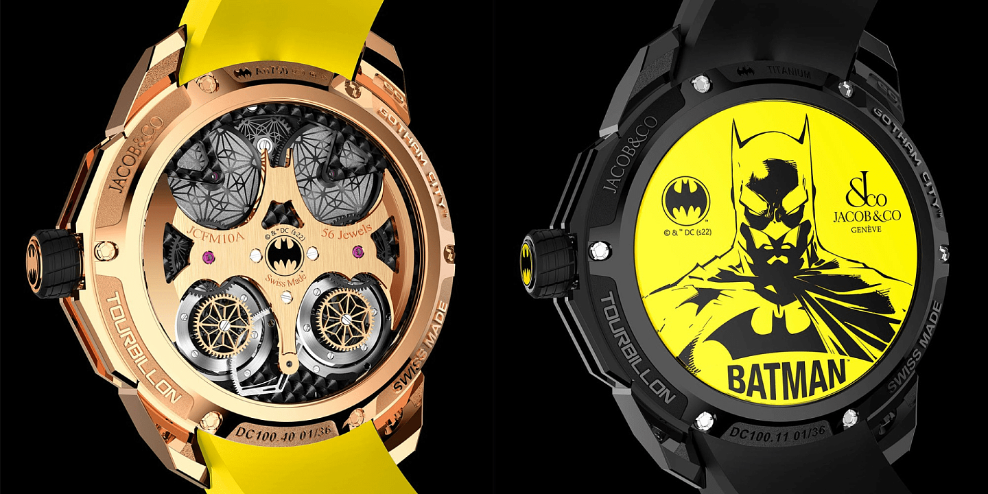 杰克宝与DC漫画联名设计“哥谭市”腕表，暗黑蝙蝠侠有点炫酷！ - 5