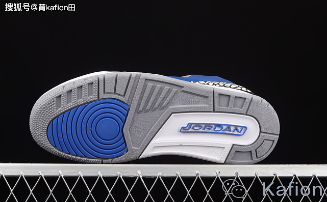 AJ3休闲运动篮球鞋 Air Jordan 3 Varsity Royal 乔3黑蓝爆裂开箱 - 6