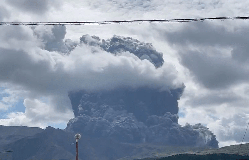 震撼！阿苏火山今日爆发，原来地球“挤痘痘”是这样的 - 3