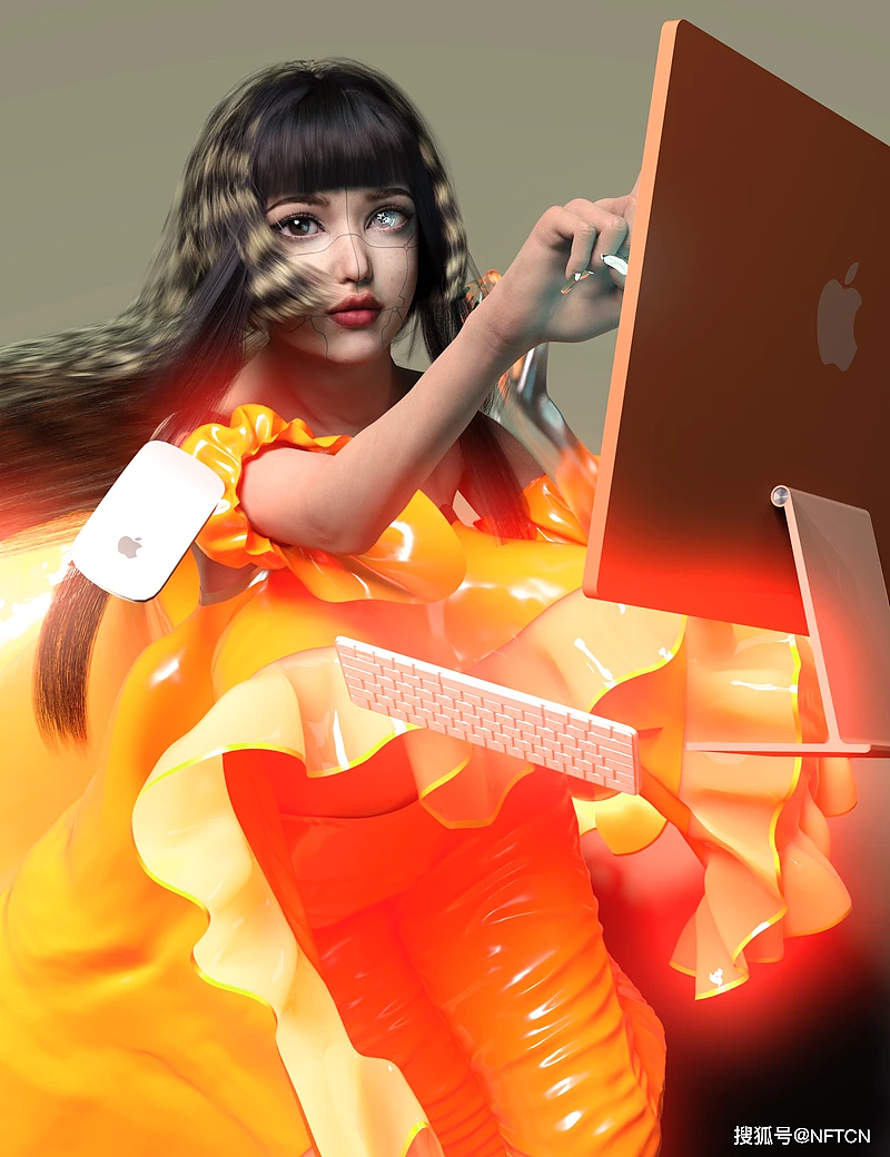 NFT中国：香港网红设计师Ruby Gloom用M1 iMac打造虚拟潮流偶像 - 2
